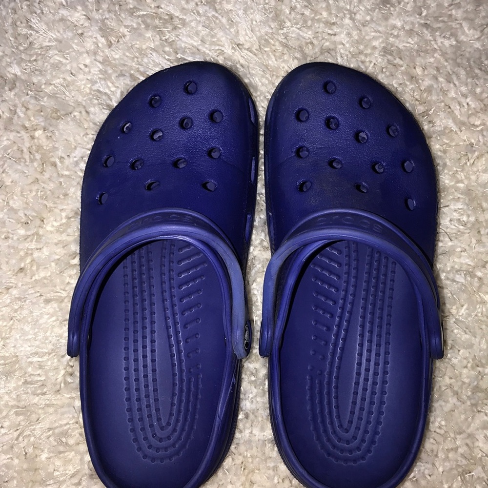 Blue crocs